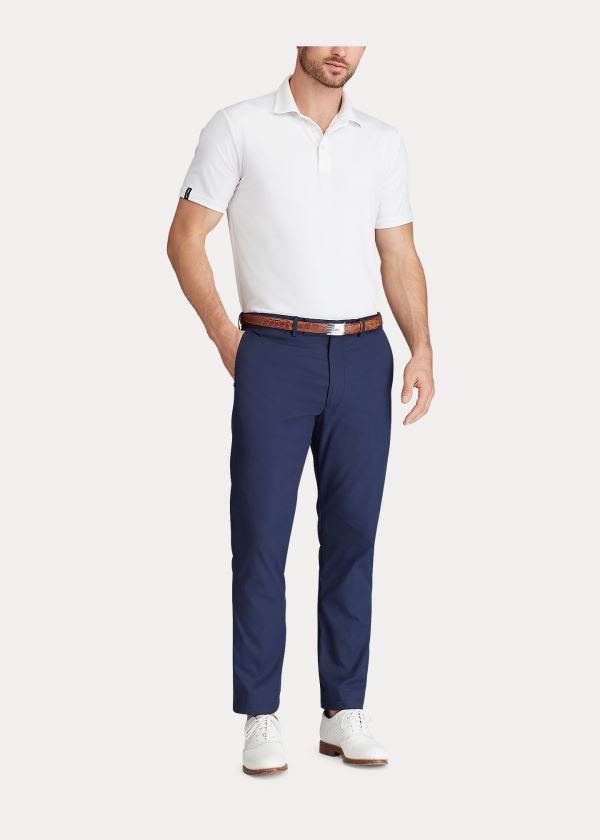 Calças Ralph Lauren Tailored Stretch Twill Homem 03214-FGVT